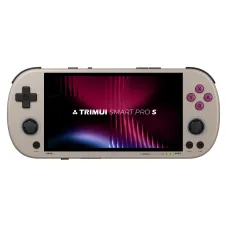 64G TRIMUI Smart Pro S Handheld Game Console Built-in 13000+ Games 4.96-inch IPS Screen Octa-core Support WiFi6 & BT5.4 Retro Game Player with RGB Light TMR Dual Hall Joysticks 5000mAh Battery Open Source Linux System Gamer Console
