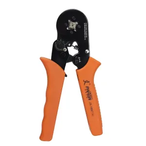 PARON  JX-1687 6-4 Tube-type Terminal Crimping Plier Ratchet Labor-saving Crimping Pliers Sleeve-type Terminal Crimping Pliers Wire Ear Crimping Tool