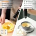1200mAh Handheld Electric Egg Beater Coffee Milk Frother 3 Speeds Cordless Rechargeable Electric Milk Frother Handheld Foam Maker for Cappuccino Hot Chocolate