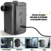 Electric Air Pump Inflator Air Compressor With Rechargeable Battery Portable Wireless For PVBoat Mattress Inflatable Pool Raft Tyre Balls With 3 Nozzles