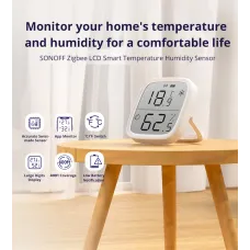 2Pcs SONOFF SNZB-02D LCD Smart Temperature Humidity Sensor APP Real-time Monitoring Work with ZB Bridge-P/ ZB Dongle/ NS Panel