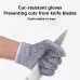 IPRee Level 5 Cut Proof Stab Resistant Wire Metal Glove Kitchen Fishing Cuts Gloves for Oyster Shucking Fish Gardening Safety Gloves