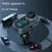 T78 Air Outlet Car bluetooth V5.0 FM Transmitter 30W PD + QC3.0 Fast Charger Hi-fi Music Player Hands-free Calls U Disk AUX Bass 7 Colors Backlit Light