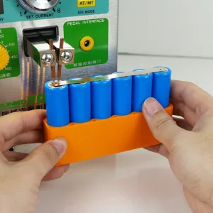 SUNKKO 18650 Battery Fixture 4-cell 6-cell 8-cell options Lightweight Reliable Designed for High-Quality Welding Workflow Enhancement