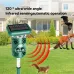 1200mAh Ultrasonic Solar Powered Outdoor Rat Bird Repellent LED Strobe Ultrasonic Outdoor Mouse and Bird Repellent Solar / USB Dual Power Supply