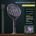 2 In 1 Adjustable Angle Electric Mosquito Swatter Mosquito Swatter Rotatable Foldable Electric Mosquito Swatter Telescopic Electric Mosquito Swatter