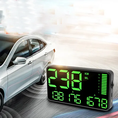 Head Up Display for Car GPS Speedometer Speedometer Digital Display HUD MPH/KMH with Over Speeding Alarm 5.5 Inch