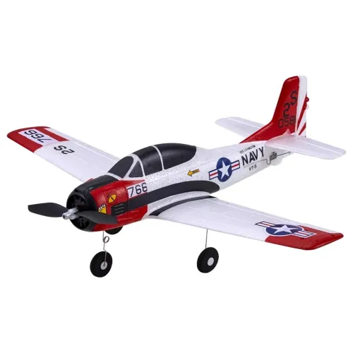 FMS T-28 410mm Wingspan 2.4GHz 4CH Built-in Gyro EPP RC Airplane Fixed Wing RTF for Beginners