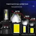 1Pair Car LED Headlight V3A-3570 H1/H4/H7/H11/9005/9006 28W 6000K 3300LM IP67 Waterproof Vehicle Front Lights