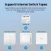 Tuya WiFi 6 Mini Smart Light Switch Module 1 Gang Smart Home DIY Breakers Smart Life APP Remote Control Support Alexa Google Home