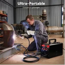 3 IN 1 200V Welder Machine Gasless/Gas MIG-270 MIG TIG Inverter Welding Machine