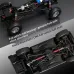 LDRC 18401 PRO RTR 1/18 2.4G 4WD FOC Sensored Brushless RC Car Rock Crawler Off-Road Climbing Truck LED Light Full Proportional Vehicles Models Metal Drive Shaft Oil Shocks Toys