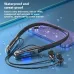 TOURACE BT-125 Headphone Neckband bluetooth Earphone HiFi Surround Stereo Dual Mic ENC Call Noise Cancelling LED Digital Display Flexible Neckband Headphones