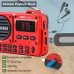 456BT Portable Radio FM Radio Rechargeable bluetooth Speakers Support Earphone USB TF Card MP3 Player Speaker Radios