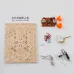 LKHRC DIY Wooden Building Blocks Flying Toys Assembled KIT Remote Control Aircraft Training RC Drone Quadcopter Air Pressure High Hold Mode