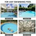 Cordless Robotic Pool Cleaner Pool Vacuum with Dual Motors Self Parking Suitable for Flat Ground Pools