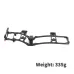 Carbon Fiber LCG Chassis Kit Frame Rail Skid Plate Set for SCX10 1/10 RC Crawler Car DIY Upgrade Parts