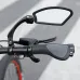 1PBike Rearview Mirror Mountain Bike HReflection Mirror 360 Rotation Wide Range Adjustable Mirror for Electric Bike