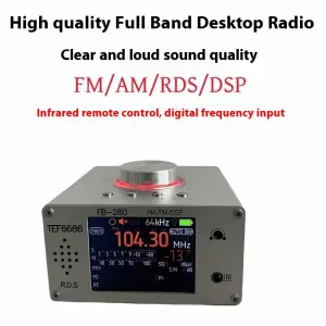 TEF6686 Digital Radio Receiver All-Band FM/AM/SW/MW/LW Coverage with Digital Audio Amplifier and Long Battery Life