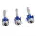 LAVIE 8mm Shank high quality 4 flutes Router Bit set woodworking milling cutter R1 R2 R3 Trimming Knife Edge