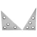 2PCS Solid Angle Plates Set 30-60-90 & 45-45-90 Degrees Precision +/- 20 Seconds Machinist Tool High Quality Metal