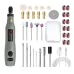 USB Charging 10W Grinding Machine Mini Wireless Variable Speed Rotary Tools Kit Engraver Pen for Milling Polishing