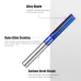 1/4inch/ 6.35mm 8mm Shank 2-Flute Tungsten Carbide Straight Router Bit with Nano Blue Coating for CNC Router MDF Woodworking