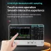 UNI-T UPO1152HD UPO1154HD Oscilloscope 2/4 Channels 150MHz Bandwidth 12-bit ADC 1.25GSa/s Sampling Rate Large Storage Depth High-Definition Touch Screen