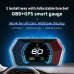 Car HUD Gauge Head Up Display OBD2 GPS Dual System On-board Computer Car Digital Speedometer Alarm