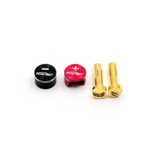 Furitek LowPro Plug Grips w/4mm w/5mm w/4-5mm Black/Red