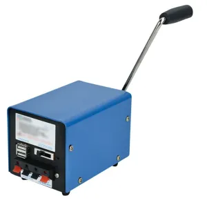 Portable Hand Crank Generator Reliable Emergency Power Supply Source Lightweight Compact For Outdoor Activities Camping Hiking Power Outage Solution