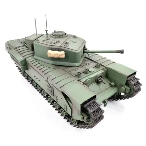 COOLBANK Model UK 1/16 2.4G RC Main Battle Tank Smoke Sound Recoil Shooting LED Light Simulated Vehicles Models RTR Toys