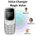 BM10mini GSM 0.66 inch Dual SIM Card Dual Standby Press Buttons Voice Changer Mini Finger Mobile Phone