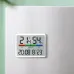 Electronic Multifunctional Magnetic Temperature Clock Wall Clock Digital Alarm Clock Large LCD Display Date Time Temperature and Humidity Display