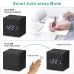 Wooden Digital Alarm Clock with Temperature Sound Control Electronic Clocks Desktop LED Bedside Clock