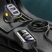 Car USB Charger Multi-Function 66W Super Fast Charging Car Rear Multi-Hole Wired Mobile Phone Charger Fast 6-port Car Charger