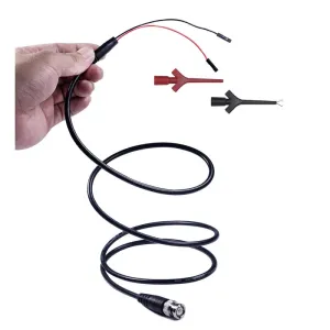 Oscilloscope Probe with BNC Female Head and Mini IC Clip RG58 Digital Circuit Tester for Radio Frequencies and Electronic Applications User-friendly Design