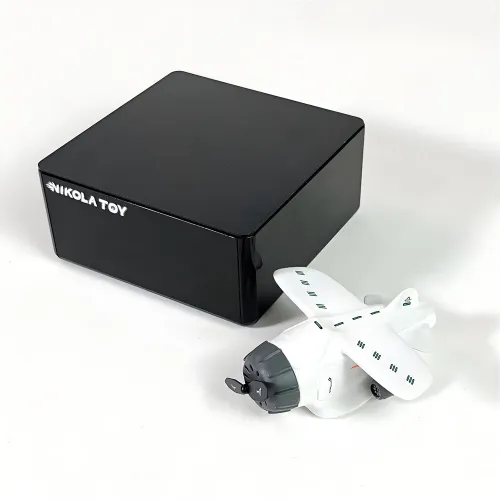 NIKOLATOY Cute Maglev Mini Aircraft Creative Clock Desktop Ornaments Decorative Toys Science Discovery Toy