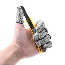 IPRee Level 5 Cut Proof Stab Resistant Wire Metal Glove Kitchen Fishing Cuts Gloves for Oyster Shucking Fish Gardening Safety Gloves