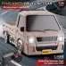 S817 RTR 1/24 2.4G 4WD MINI Drift RC Car Van Truck LED Light High Speed Simulation Desktop Cargo Dual Speed Remote Control Vehicles Models Toys