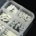 Suleve M2NH2 M2 Nylon Screw White Hex Screw Nut Nylon PCB Standoff Assortment Kit 140Pcs