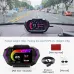 P24 Head Up Display Dual System Digtial Water Oil Temp Turbo Press lnclinometer HUD OBD2 Car Accessory On-board