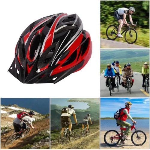 XANE54-62cm Cycling Helmet Comfort Lining Lightweight Hollow Men Women Adjustable Riding Safety Head Protection Bike Bicycle MTB Helmet