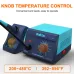 BK969 90W Soldering Iron Station with Ceramic Heating Core Rapid Fast Temperature Recovery Precise Control Safety Earth-Leakage Protection Ergonomic Handle for Efficient Accurate Welding