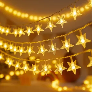 IPRee 7/12M Outdoor Solar String Lights 50/100LEStar String Lights 8 Mode Waterproof Solar Fairy Lamp for Garden Wedding Party Decor