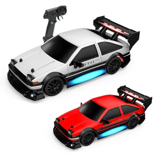 ENOZE 8803 8804 8805 RTR 1/24 2.4G 4WD 30km/h Drift RC Car GTR Support APP Control Full Proportional High Speed Racing LED Light On-Road Vehicles Models Toys