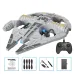 DWI ES101 PRO 2.4G EPP Foam Spaceship Hover Fighter Glider Air Pressure Altitude Hold Mode 360 Roll 4 Turbofans 4CH LED RC Drone Airplane Quadcopter RTF