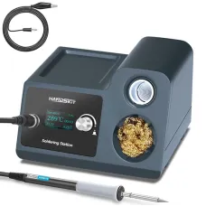 HANDSKIT ST12A 2 in 1 Hot Air Gun Soldering Station OLED Digital Adjustment Auto Sleep 1s-6s Fast Heating Repair Tool