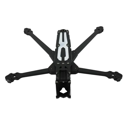 DeepSpace ROC7 322mm Wheelbase 7 Inch 6S Carbon Fiber Frame Kit Compatible with DJI O4 Pro RC FPV Racing Drones