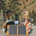 USA Direct Foldable Solar Panel Charger TSP 18V 60W with DType QC3.0 Output Charge for Portable Power Station RV Road Trip Camping Gofort TSP18V60W